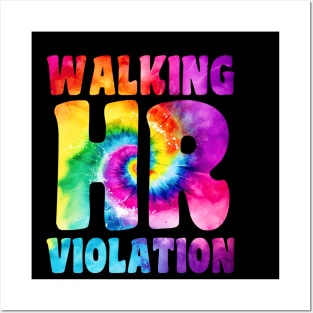 Walking HR Violation Posters and Art